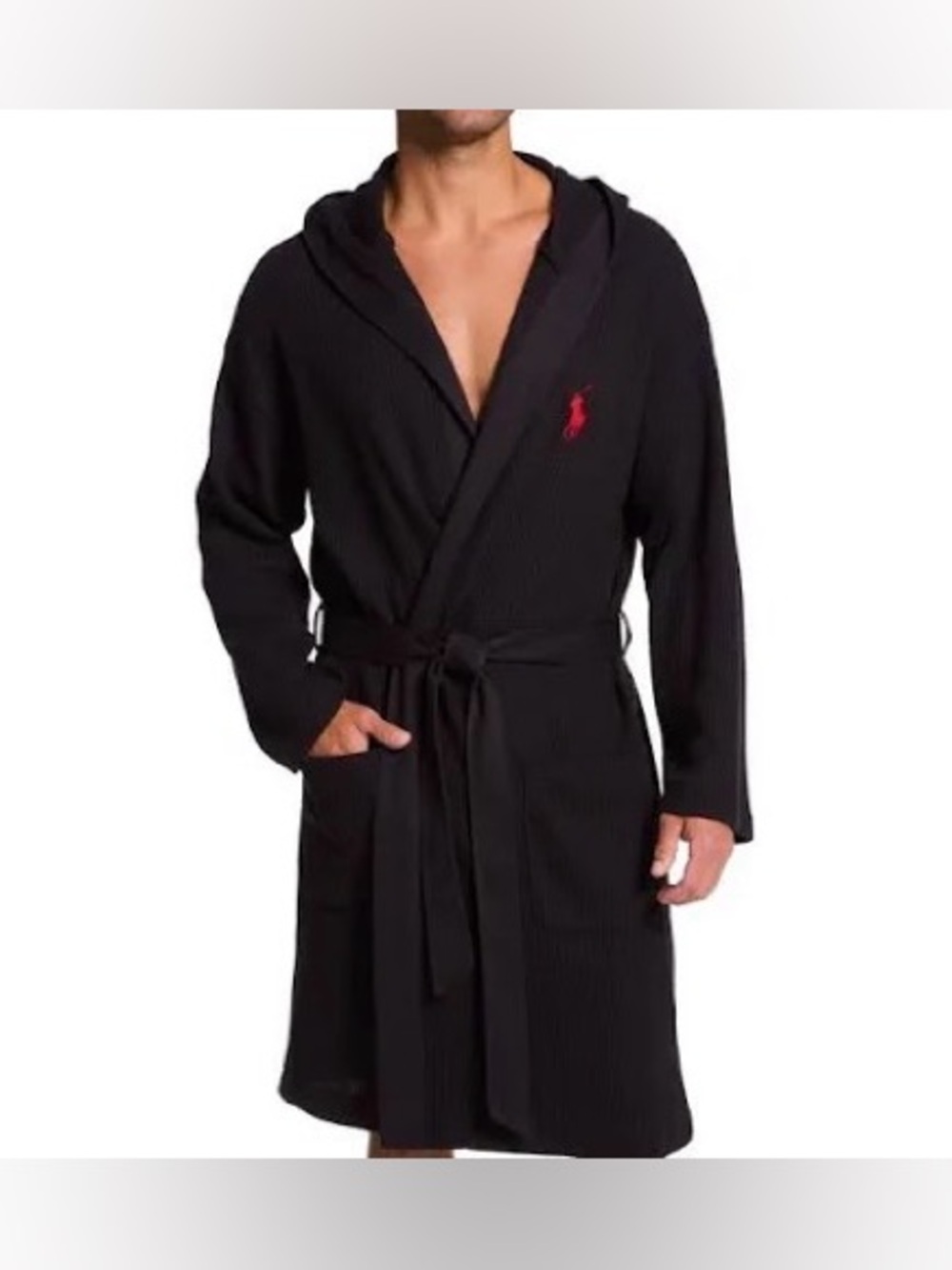 NWT POLO Ralph Lauren POWHFR Premium Thermal Hooded Robe - S/M